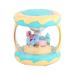1PC Baby Carousel Hand Drum Toy Funny Cartoon 3D Light Music Toy (No Battery)