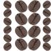 50Pcs Coffee Bean Model Tabletop Coffee Bean Model Baked Coffee Bean Model Simulated Pretend Toy