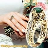 KIHOUT Clearance Fashion Rings For Women Bridal Wedding Romantic Jewelry Engagement Rings Gift