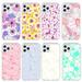 Fashion Luxury Flower Funda Case for iPhone 14 13 Case for iPhone 13 12 11 Pro XR 7 X XS Max Mini 8 6 6S Plus 5