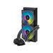 ARCTIC ACFRE00093A Liquid Freezer II 240 A-RGB - Multi-Compatible All-in-one CPU AIO Water Cooler with A-RGB Compatible with Intel & AMD efficient PWM-Controlled Pump Fan Speed: 200-1800 RPM -Black