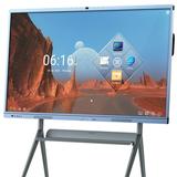 Interactive Whiteboard JYXOIHUB 65 Inch All in One Smart Board with 4K UHD Touch Screen Flat Panel Digital Electronic White Board Built in Dual System and 20MP Camera for Conference and Classroom