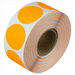 1/2 inch Round Color-Coded Dot Stickers Labels for Inventory & Quality Control (Orange / 1 Roll of 300 Labels)