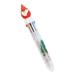 Glass Ink Pens Christmas Gift Cute Cartoon Christmas 6 Color Or 10 Color Ballpoint Pen Multicolor Pen Press Pen Stationery 10ml Ball Pens Fine Point