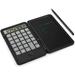 Calculator Standard Function Desktop Calculator with 6.5 Inch LCD Writing Tablet for Daily and Basic Office Grey