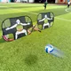 Filet de but de Football Portable et pliable 2 en 1 pratique de tir de but pour enfants filet
