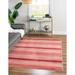 RugPal Contemporary Zeno Collection Area Rug 9 x11 5 - Rusty Pink Rose