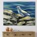 DESIGN ART Designart Seagull Birds By The Sea Nautical & Coastal Canvas Wall Art Print 32 in. wide x 16 in. high