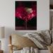 DESIGN ART Designart Close Up Of A Vintage Pink Rose II Traditional Wood Wall Art DÃ©cor - Natural Pine Wood 24 In. wide X 36 In. high