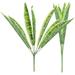 2pcs Artificial Snake Plant Fake Sansevieria Artificial Potted Plants for Indoor Outdoor