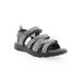 Women's Travelactiv Adventure Sandal by Propet in Light Grey (Size 6.5 XXW)