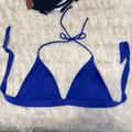 Victoria's Secret Swim | Blue Padded Bathing Suit Top | Color: Blue | Size: L