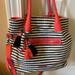 Jessica Simpson Bags | Jessica Simpson X-Large Black & White Olefin Straw Tote With Coral Trim | Color: Black/White | Size: Os