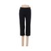 Nike Active Pants - Mid/Reg Rise Straight Leg Cropped: Black Activewear - Women's Size Small