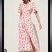 Zara Dresses | Long Floral Dress | Color: Pink | Size: S