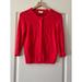 Kate Spade Sweaters | Kate Spade Somerset Red Bow Cuff Cardigan - Size Xs | Color: Red | Size: Xs