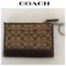 Coach Accessories | Coach Mini Skinny Signature Id Case Key Chain | Color: Brown/Tan | Size: 4.25” X 3”