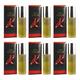 Crimson Kangaroo Fragrances 6 Pack Set Of Women's Red Ribbon Milton Lloyd Perfume Parfum De Toilette Fragrances 50 Millilitre