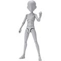 TAMASHII NATIONS Tamashi Nations - Body Kun Ken Sugimori Edition DX Set (Gray Color Version), Bandai Spirits S.H.Figuarts