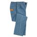 Blair Men's Haband Men’s Casual Joe® Stretch Waist Jeans - Blue - 56