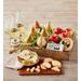 Pears, Apples, And Cheese Gift With Wine - 2 Bottles, Family Item Food Gourmet Assorted Foods, Gifts by Harry & David