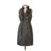 Marc New York Andrew Marc Casual Dress: Gray Jacquard Dresses - Women's Size 6