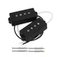 FLEOR Open Alnico 5 PB Bass Humbucker 514 up 4 cordes Alnico V Black PB Parts Replacement 514