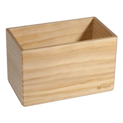 Holz-Aufbewahrungsbox, Sigel, 13x8x7.5 cm