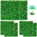 VEVOR 20"x20" Artificial Boxwood Panels,Boxwood Hedge Wall Panels Artificial Grass Backdrop Wall 1.6" Privacy Hedge Screen