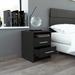 Fashion Minimalist Nightstand Modern Nightstand, Superior Top, One Open Compartment 2 Drawers, Suitable for Bedroom