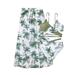 B91xZ Girls Swimsuits Toddler Girl s 3 Piece Swimsuits Bikini Leaves Prints Rullfe Bathing Suit Briefs Girls Bikini Swimwear Green Sizes 7-8 Years