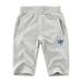 B91xZ Boys Pants Children s Pants Sweatpants Boy s Capri Pants Marine Animal Pattern Waist Elastic for 1 To 7 Years Boys Baseball Pants Grey Sizes 3-4 Years