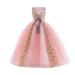 Toddlers Girls Baby Dress Princess Dress Sleeveless Long Dress Flower Wedding Dress Model Catwalk Piano Sundress Child Sundress Streetwear Kids Dailywear Outwear