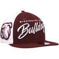 Men's New Era Maroon Mississippi State Bulldogs Outright 9FIFTY Snapback Hat