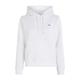 Tommy Jeans Regular Fit Hoodie aus Bio-Baumwolle Damen white, Gr. XS, Bio-baumwolle