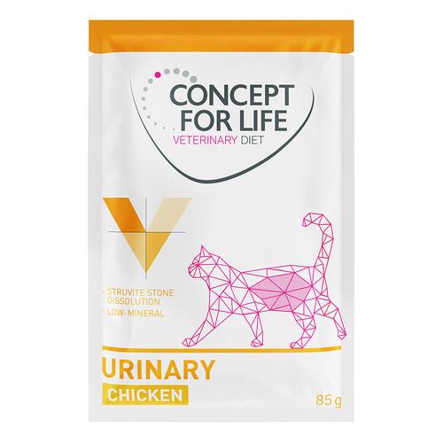 24x85g Urinary Huhn Cats Concept for Life Veterinary Diet Katzenfutter nass