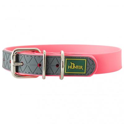 Hunter - Collar Convenience - Hundehalsband Gr Halsumfang 38-46 cm - Breite 2,5 cm rosa