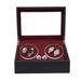 Erskine Black Automatic Watch Winder Leather Watch Box