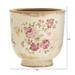 7.5" Tuscan Ceramic Floral Print Planter - 7.5