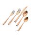 Flagstaff Matte Copper 18/0 Stainless Steel 20 Piece Flatware Set, Service For 4