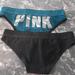 Pink Victoria's Secret Intimates & Sleepwear | Bundle Of Victoria's Secret Pink Underwear | Color: Black/Blue | Size: M