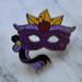 Disney Jewelry | Evil Queen From Snow White And The Seven Dwarfs Carnevale Mask Disney Pin | Color: Purple/Yellow | Size: Os