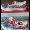 Vans Shoes | New Vans Authentic Where’s Waldo Land Of Waldo’s Sneakers Size 5 Women | Color: Blue/Red | Size: 5