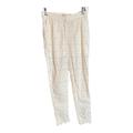 Free People Jeans | Free People White Eyelet Fitted Pants With Short White Liner Soft | Color: White | Size: 4
