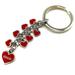 Coach Accessories | Coach Dangle Keychain | Color: Red/Silver | Size: Os