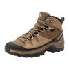 Wanderschuh SALOMON "QUEST ROVE Gore-Tex", Gr. 47, beige (beige, braun), Leder, Textil, sportlich, Schuhe, Wasserdicht