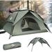 CG INTERNATIONAL TRADING 3 Person Tent w/ Carry Bag Fiberglass in Green | 41.3 H x 82.7 W x 70.9 D in | Wayfair a752