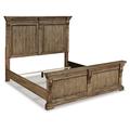 Signature Design by Ashley Markenburg California King Low Profile Panel Bed in Brown | 68 H x 79.13 W x 92.88 D in | Wayfair B770B5