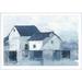 August Grove® Indigo Barns I by Ethan Harper - Picture Frame Painting Paper in White | 36"H x 36"W | Wayfair 3E0F77C3CEB5414C996057808688824C