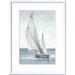 Sand & Stable™ Gray Seas I by Ethan Harper - Picture Frame Painting Paper in Blue/Gray | 12 H x 18 W in | Wayfair F9238A6DC37644329C66A66526C33AFB